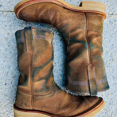 Rios of Mercedes x The Black Bear Brand The Wild West Roughrider in Horween Marine Field Roughout