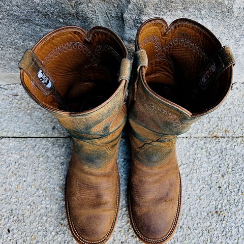 Rios of Mercedes x The Black Bear Brand The Wild West Roughrider in Horween Marine Field Roughout