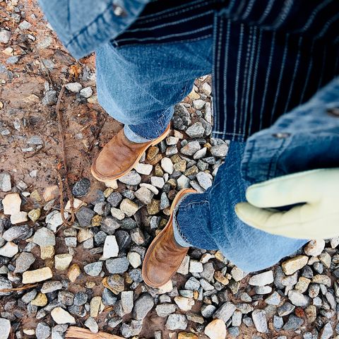Rios of Mercedes x The Black Bear Brand The Wild West Roughrider in Horween Marine Field Roughout
