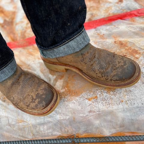 Rios of Mercedes x The Black Bear Brand The Wild West Roughrider in Horween Marine Field Roughout