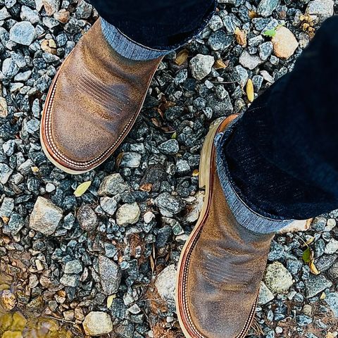 Rios of Mercedes x The Black Bear Brand The Wild West Roughrider in Horween Marine Field Roughout