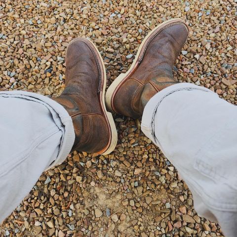 Rios of Mercedes x The Black Bear Brand The Wild West Roughrider in Horween Marine Field Roughout