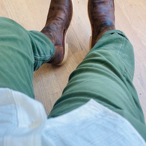 Rios of Mercedes x The Black Bear Brand The Wild West Roughrider in Horween Marine Field Roughout