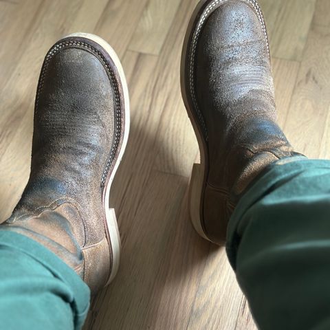 Rios of Mercedes x The Black Bear Brand The Wild West Roughrider in Horween Marine Field Roughout