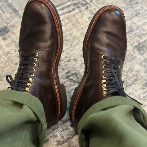 Search result thumbnail of Alden Plain Toe “Roy” Boot in Horween Brown Chromexcel