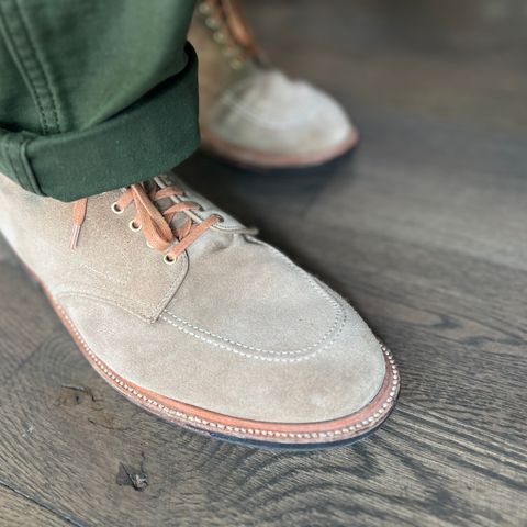 View photo of Alden Indy Boot in Tan Suede