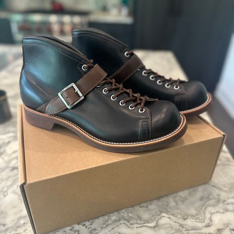Dr. Sole Ski Boot in Horween Black Chromexcel