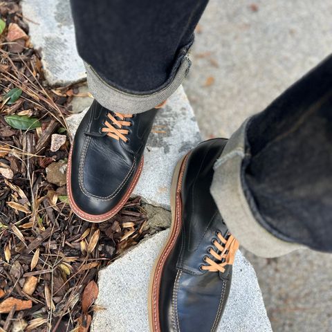 View photo of Alden Indy Boot in Horween Black Chromexcel