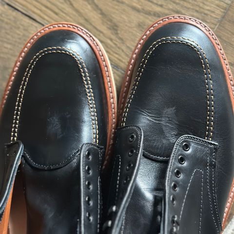 View photo of Alden Indy Boot in Horween Black Chromexcel