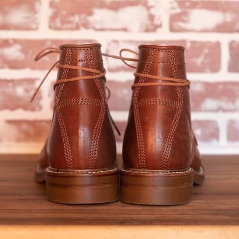 John Lofgren Combat Boots in Shinki Wabi-Sabi Horsebutt