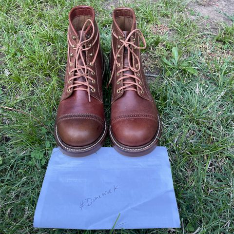John Lofgren Combat Boots in Shinki Wabi-Sabi Horsebutt
