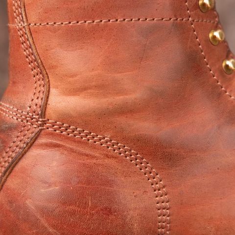 John Lofgren Combat Boots in Shinki Wabi-Sabi Horsebutt