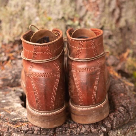 John Lofgren Combat Boots in Shinki Wabi-Sabi Horsebutt