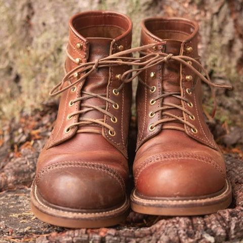 John Lofgren Combat Boots in Shinki Wabi-Sabi Horsebutt