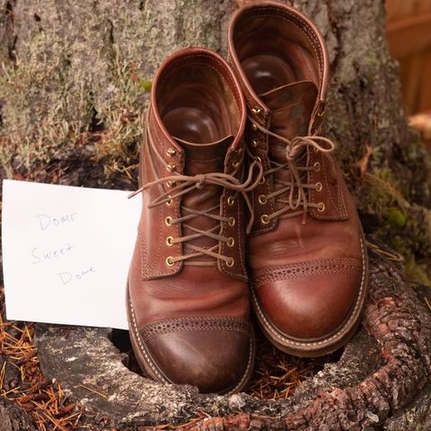 John Lofgren Combat Boots in Shinki Wabi-Sabi Horsebutt