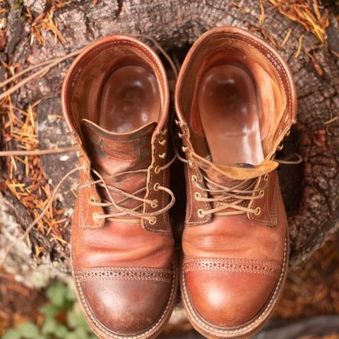 John Lofgren Combat Boots in Shinki Wabi-Sabi Horsebutt