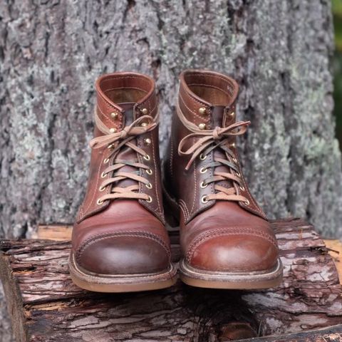 John Lofgren Combat Boots in Shinki Wabi-Sabi Horsebutt