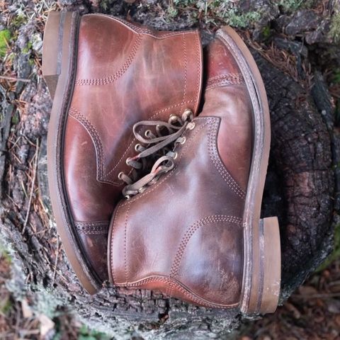 John Lofgren Combat Boots in Shinki Wabi-Sabi Horsebutt