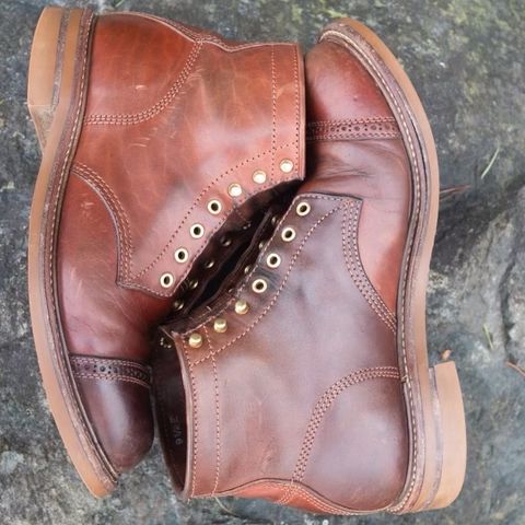 John Lofgren Combat Boots in Shinki Wabi-Sabi Horsebutt