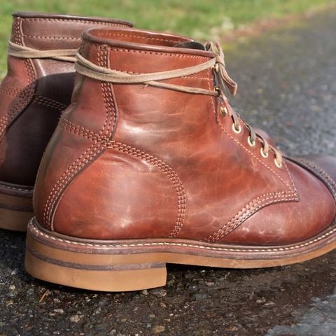John Lofgren Combat Boots in Shinki Wabi-Sabi Horsebutt