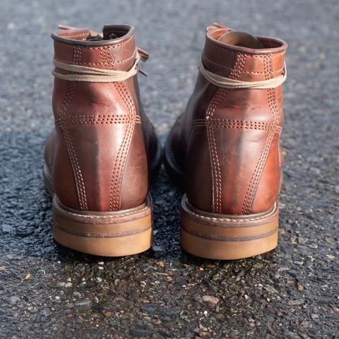 John Lofgren Combat Boots in Shinki Wabi-Sabi Horsebutt