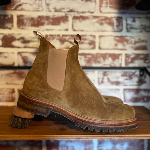 Viberg Chelsea in Conceria Opera Calfskin Suede