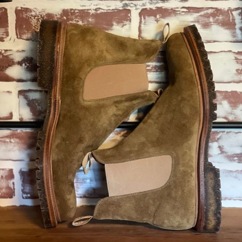 Viberg Chelsea in Conceria Opera Calfskin Suede
