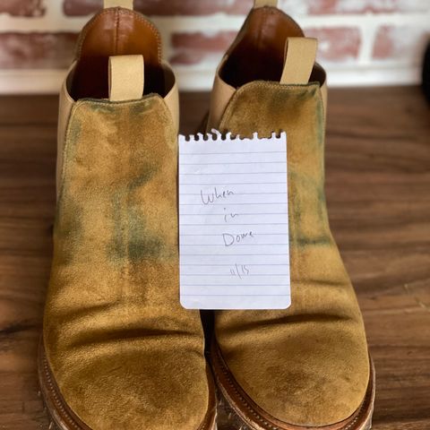 Viberg Chelsea in Conceria Opera Calfskin Suede