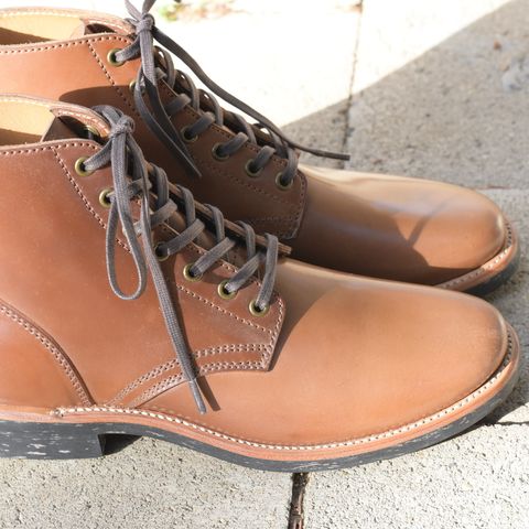 Quan Shoemaker Unknown Model in Horween Natural Shell Cordovan