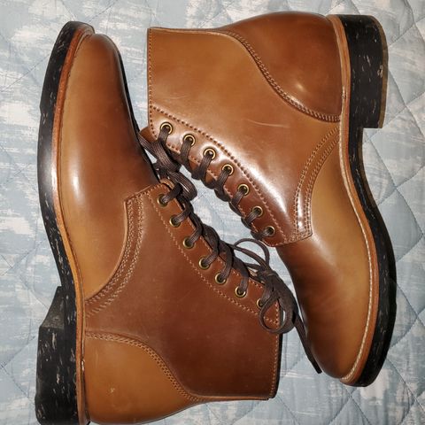 Quan Shoemaker Unknown Model in Horween Natural Shell Cordovan