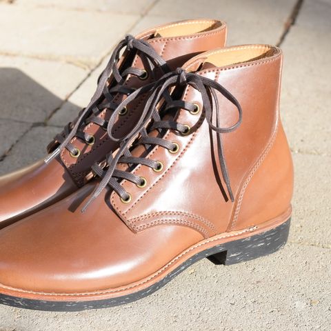 Quan Shoemaker Unknown Model in Horween Natural Shell Cordovan