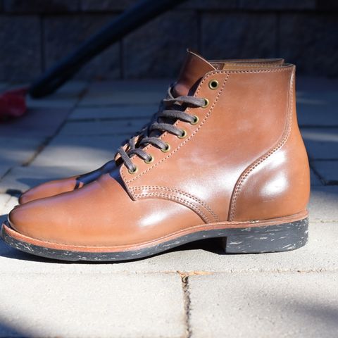 Quan Shoemaker Unknown Model in Horween Natural Shell Cordovan