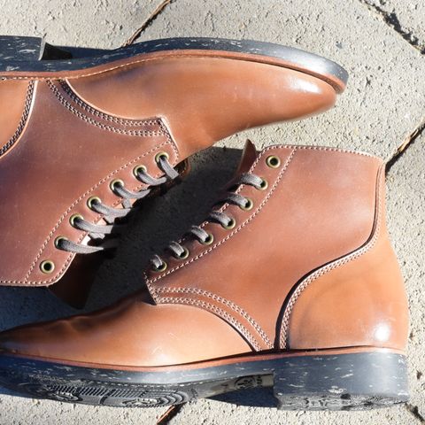 Quan Shoemaker Unknown Model in Horween Natural Shell Cordovan