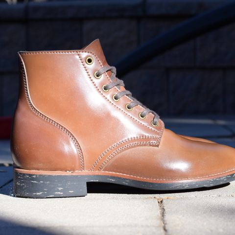 Quan Shoemaker Unknown Model in Horween Natural Shell Cordovan