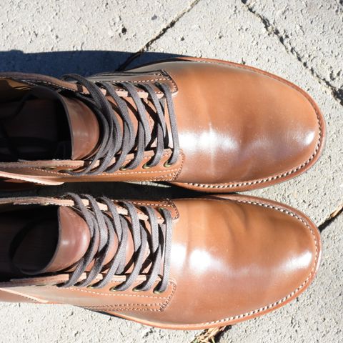 Quan Shoemaker Unknown Model in Horween Natural Shell Cordovan