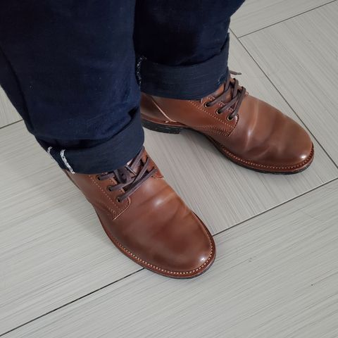 Quan Shoemaker Unknown Model in Horween Natural Shell Cordovan