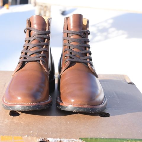 Quan Shoemaker Unknown Model in Horween Natural Shell Cordovan