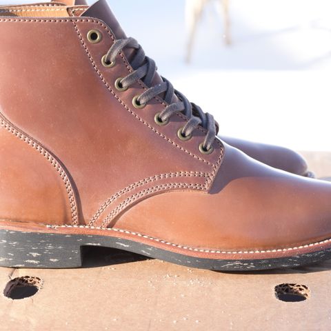 Quan Shoemaker Unknown Model in Horween Natural Shell Cordovan