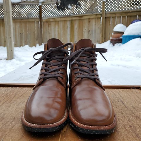 Quan Shoemaker Unknown Model in Horween Natural Shell Cordovan