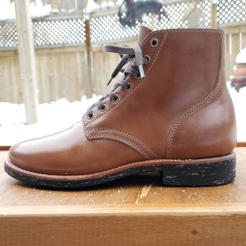 Quan Shoemaker Unknown Model in Horween Natural Shell Cordovan