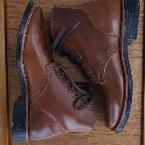 Quan Shoemaker Unknown Model in Horween Natural Shell Cordovan