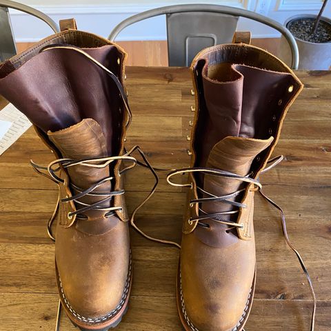 Nicks Overlander in Horween Orange Predator