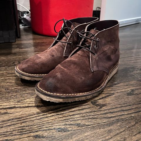 Red Wing Weekender Chukka in chocolate muleskinner