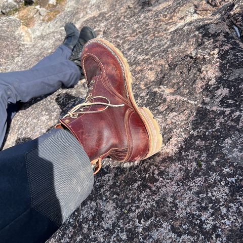 Nicks Moc Toe in Horween Tan Waxed Flesh
