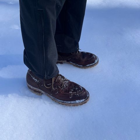 Nicks Moc Toe in Horween Tan Waxed Flesh