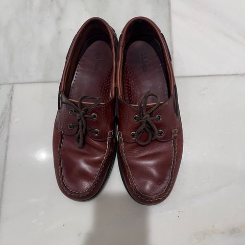 L.L.Bean Casco Bay Boat Shoe in Canyon Brown Leathwr