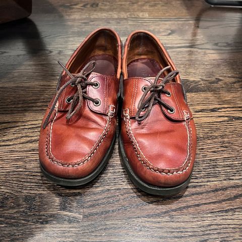 L.L.Bean Casco Bay Boat Shoe in Canyon Brown Leathwr