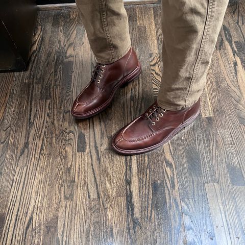 Grant Stone Ottawa Boot in Horween Crimson Chromexcel
