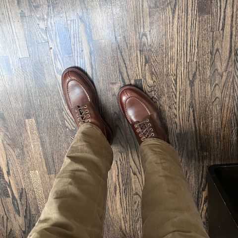 Grant Stone Ottawa Boot in Horween Crimson Chromexcel