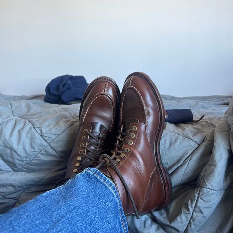 Grant Stone Ottawa Boot in Horween Crimson Chromexcel